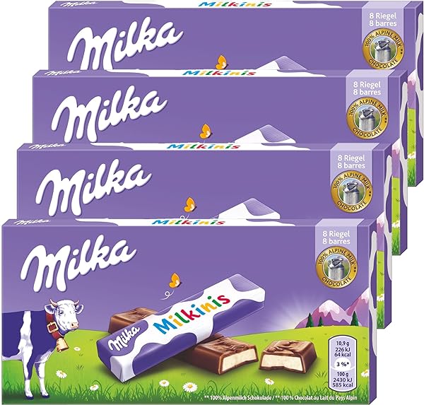 Milkinis Chocolate Bars, 87.5g/3.09oz (Pack o in Pakistan