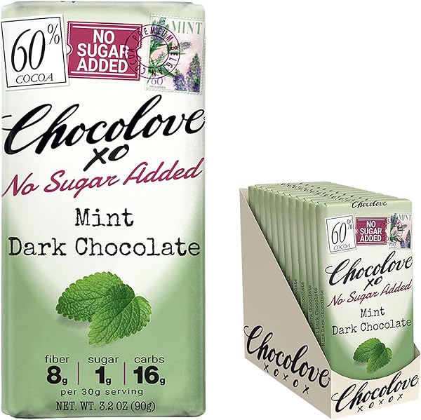 Chocolove XO No Sugar Added, Mint in Dark Cho in Pakistan