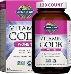 Multivitamin for Women, Vitamin Code Women's Multi - 120 Capsules, Whole Food Womens Multi, Vitamins, Iron, Folate not Folic Acid & Probiotics for Womens Energy, Vegetarian Supplements in Pakistan