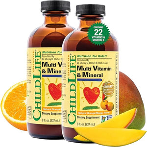 CHILDLIFE ESSENTIALS Multi Vitamin and Mineral for Infants, Babys, Kids, Toddlers, Children, and Teens, 8-Ounce Pack of 2 in Pakistan