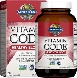 Vitamin Code Healthy Blood 60ct Capsules in Pakistan