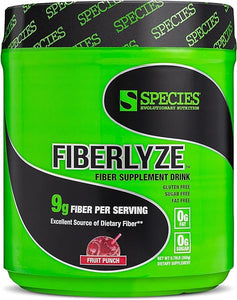 Fiberlyze Fiber Supplement, Psyllium Based Soluble & Insoluble Fiber Powder for Healthy Colon, Digestive Functions (Fruit Punch, 30 Servings) in Pakistan
