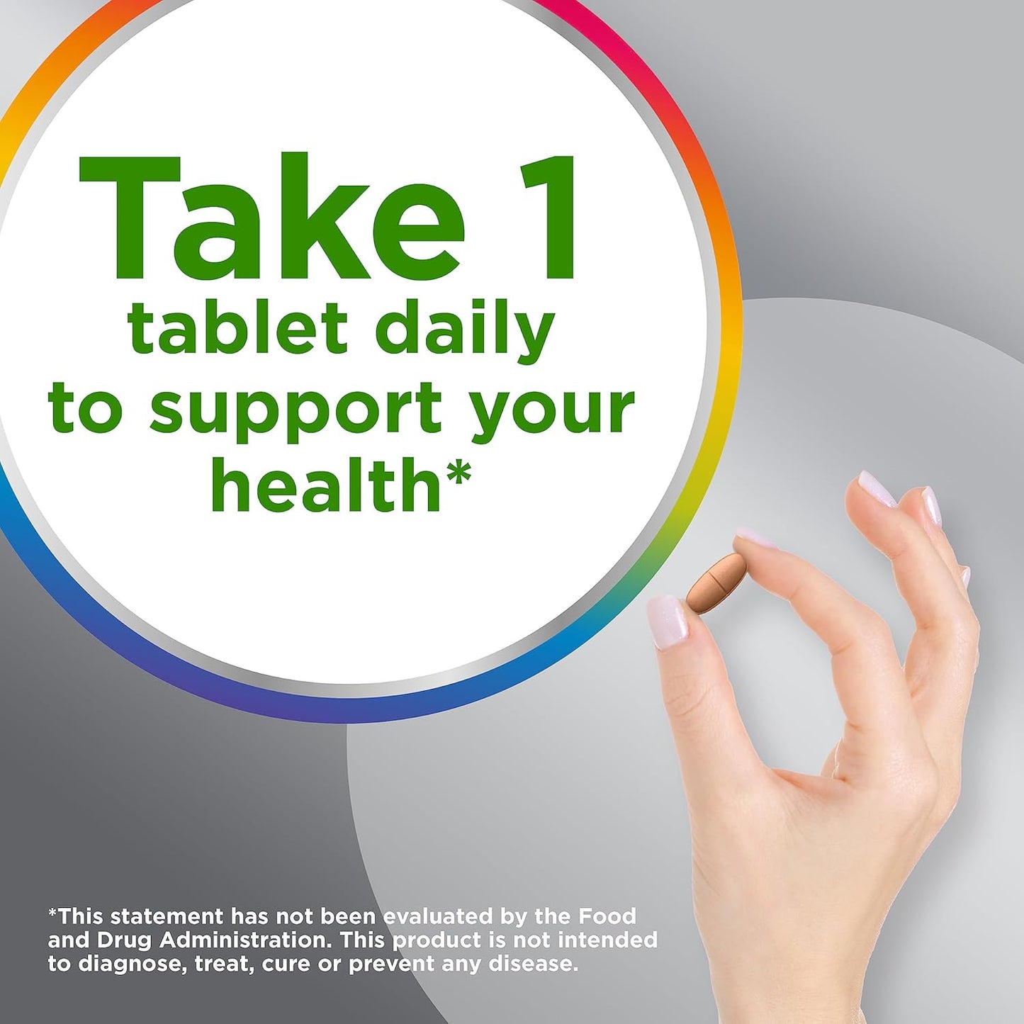 Centrum Silver Multivitamin for Adults 50 Plus, Multivitamin/Multimineral Supplement, Vitamin D3, B Vitamins, Gluten Free, Non-GMO Ingredients, Supports Memory and Cognition in Older Adults - 220 Ct