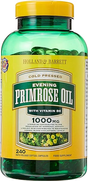 Natural Evening Primrose Oil 240 Capsules 1000mg Plus Vitamin B6 in Pakistan in Pakistan