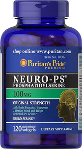 Neuro-PS -Aids Brain Function* Nootropic 100 mg Softgels, 120 Count (Pack of 1) in Pakistan