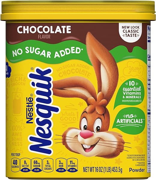 NESTLE NESQUIK No Sugar Added Chocolate Flavo in Pakistan