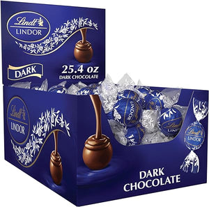 LINDOR Dark Chocolate Candy Truffles, Mother's Day Chocolate, 25.4 oz., 60 Count in Pakistan