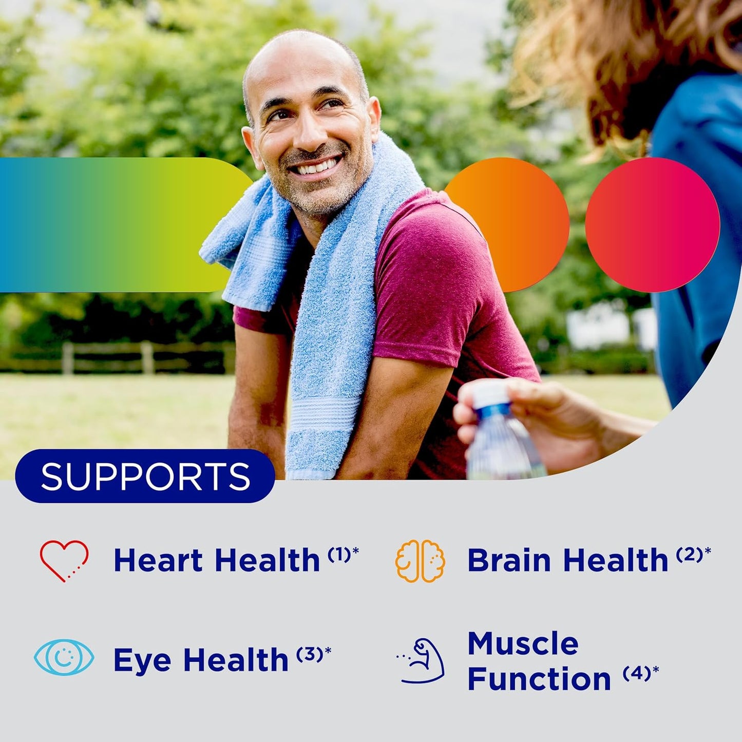 Centrum Silver Men's 50+ Multivitamin with Vitamin D3, B-Vitamins, Zinc for Memory and Cognition - 200 Tablets