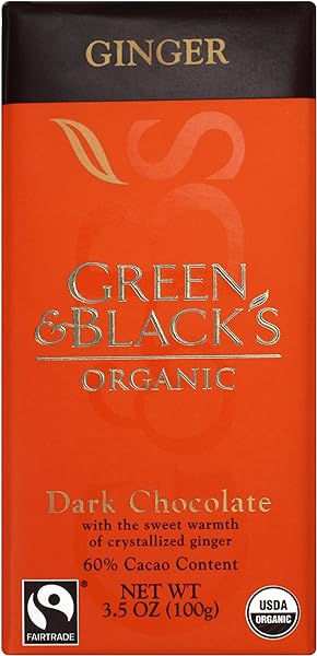 Dark Chocolate with Ginger Organic 3.50 Ounce in Pakistan