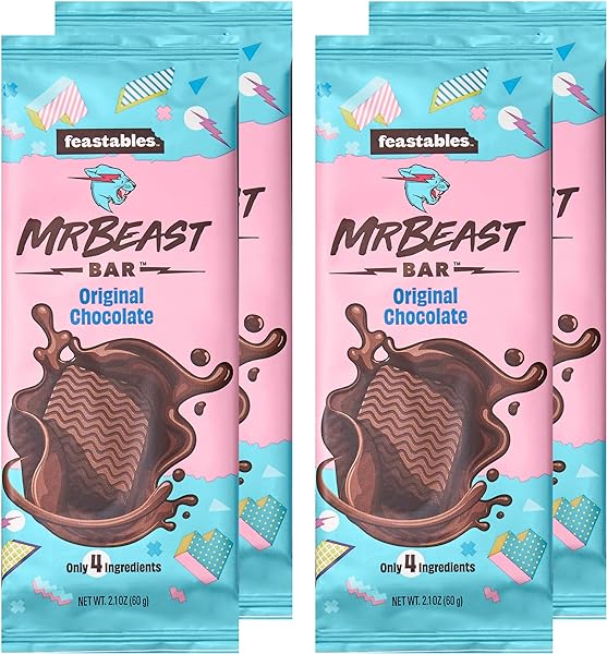 Feastables MrBeast Chocolate Bars – Made Wi in Pakistan