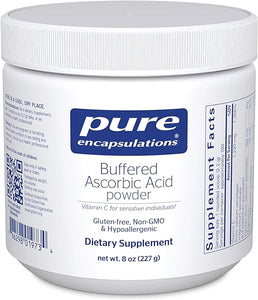 Pure Encapsulations Buffered Ascorbic Acid Powder | Vitamin C Supplement for Sensitive Individuals | 8 Ounces in Pakistan