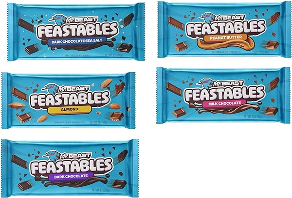 Feastables Beast Chocolate Bars – Peanut Bu in Pakistan