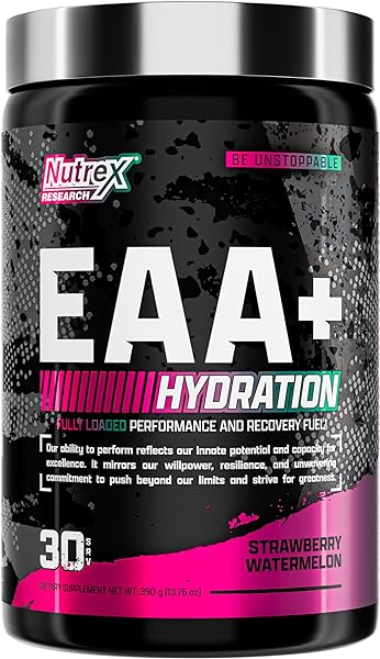 EAA Hydration | EAAs + BCAA Powder | Muscle Recovery, Strength, Muscle Building, Endurance | 8G Essential Amino Acids + Electrolytes | Strawberry Watermelon 30 Serving in Pakistan in Pakistan