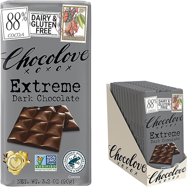 Chocolove Extreme Dark Chocolate Bars | 88% C in Pakistan