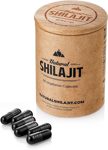 Capsules (1-2 Months Supply) - 60 Count - Shilajit for Men & Women with Fulvic Acid & Trace Minerals, Plant Based Nutrients for Energy, Immune Support & Vitality in Pakistan