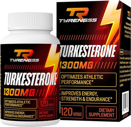 Turkesterone Supplement 1300mg Ultra High Strength (Ajuga Turkestanica Extract Std. to 20% Turkesterone), for Athletic Performance & Muscle Mass,120 Capsules in Pakistan