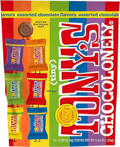 Tony's Chocolonely Assorted Milk Chocoloate Pieces - Belgium Chocolate, Fairtrade & B Corp Certified - 4.44 OZ (1 Pouch), in Pakistan