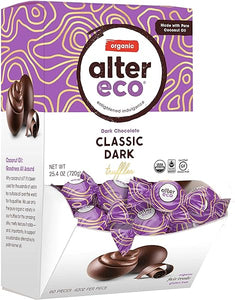 Classic 58% Pure Dark Cocoa Chocolate Truffles, Fair Trade, Organic, Non-GMO, Gluten Free, 60 Count, 25.2 Ounce in Pakistan