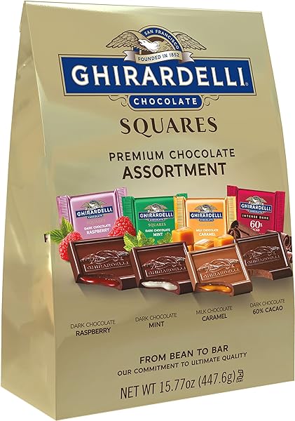Premium Assorted Chocolate Squares, for Mother's Day Gifts, 15.77 Oz Bag in Pakistan in Pakistan