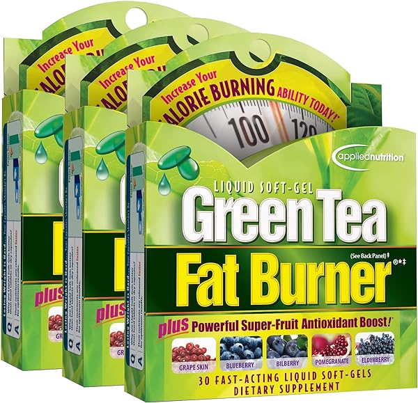 Green Tea Fat Burner 30 Soft Gels (Pack of 3) in Pakistan in Pakistan