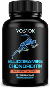 Glucosamine Chondroitin with Turmeric MSM Boswellia - Natural Joint Supplement for Men and Women - Supports Healthy Joint Structure, Function & Comfort - Non-GMO and Gluten Free - 90 Capsules in Pakistan