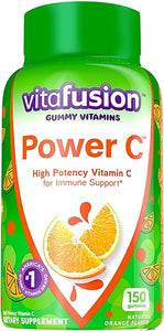 Vitafusion Power C Vitamin C Gummies for Immune Support, Orange Flavored, 282 mg Vitamin C, America’s Number 1 Gummy Vitamin Brand, 50 Day Supply, 150 Count in Pakistan