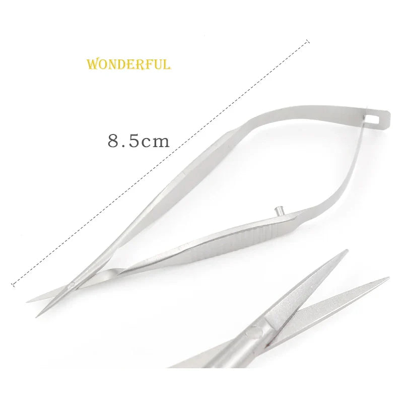 8.5cm Venus Scissors Ophthalmic Micro Scissors Stainless Steel Titanium Micro Instruments iris
