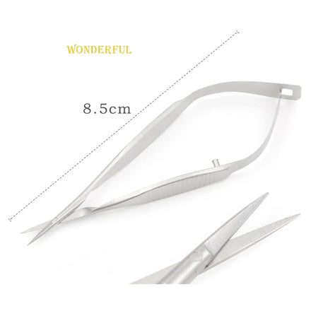 8.5cm Venus Scissors Ophthalmic Micro Scissors Stainless Steel Titanium Micro Instruments iris