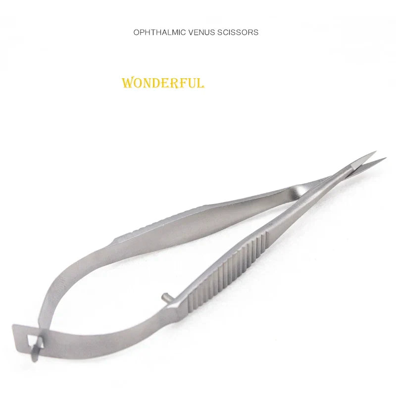 8.5cm Venus Scissors Ophthalmic Micro Scissors Stainless Steel Titanium Micro Instruments iris