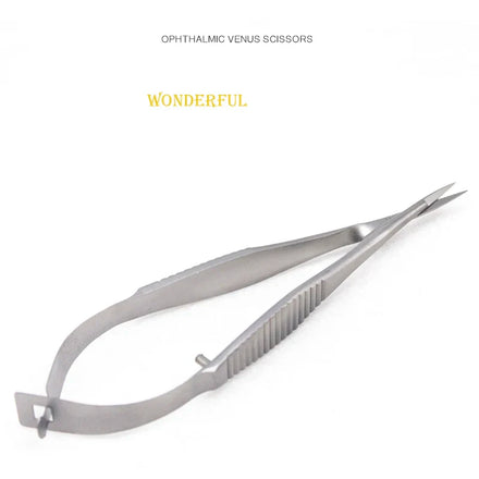 8.5cm Venus Scissors Ophthalmic Micro Scissors Stainless Steel Titanium Micro Instruments iris
