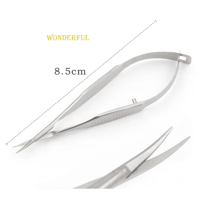 8.5cm Venus Scissors Ophthalmic Micro Scissors Stainless Steel Titanium Micro Instruments iris