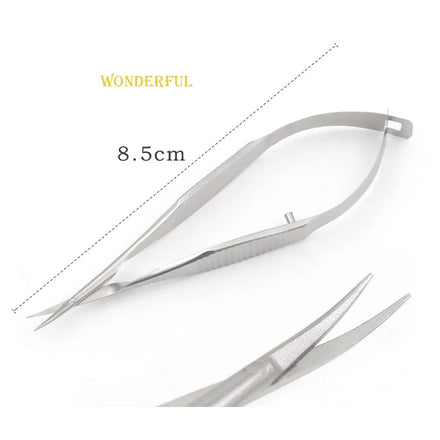 8.5cm Venus Scissors Ophthalmic Micro Scissors Stainless Steel Titanium Micro Instruments iris