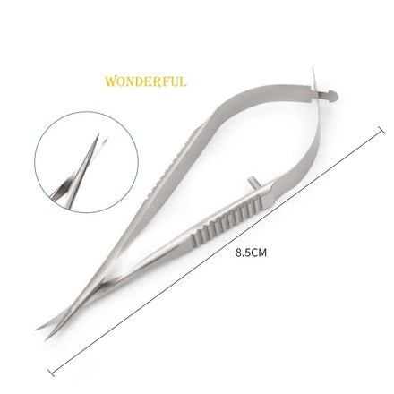 8.5cm Venus Scissors Ophthalmic Micro Scissors Stainless Steel Titanium Micro Instruments iris