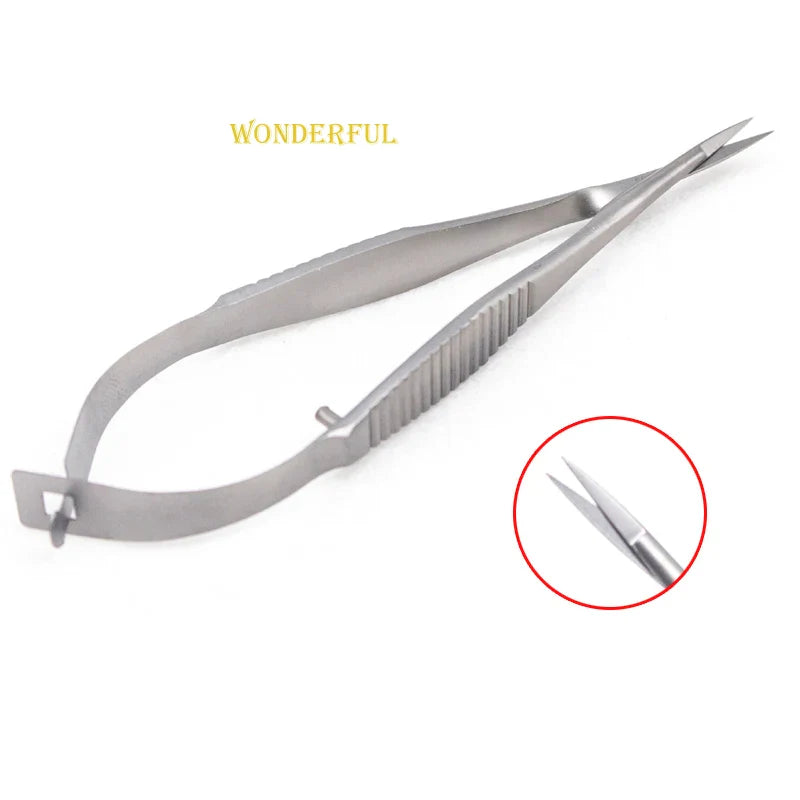 8.5cm Venus Scissors Ophthalmic Micro Scissors Stainless Steel Titanium Micro Instruments iris