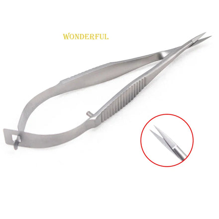 8.5cm Venus Scissors Ophthalmic Micro Scissors Stainless Steel Titanium Micro Instruments iris