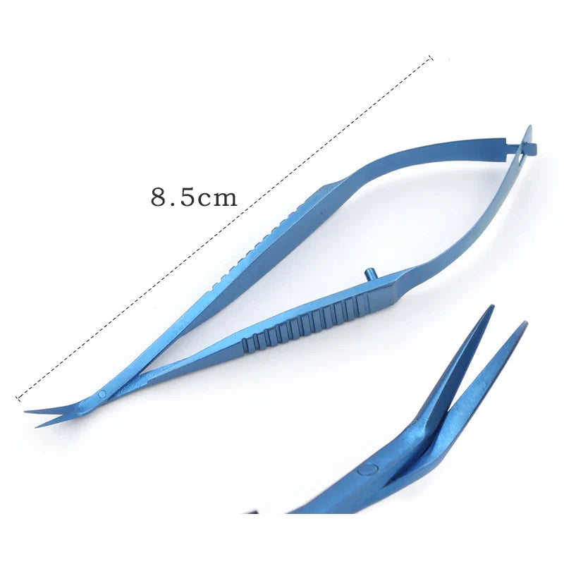 8.5cm Venus Scissors Ophthalmic Micro Scissors Stainless Steel Titanium Micro Instruments iris