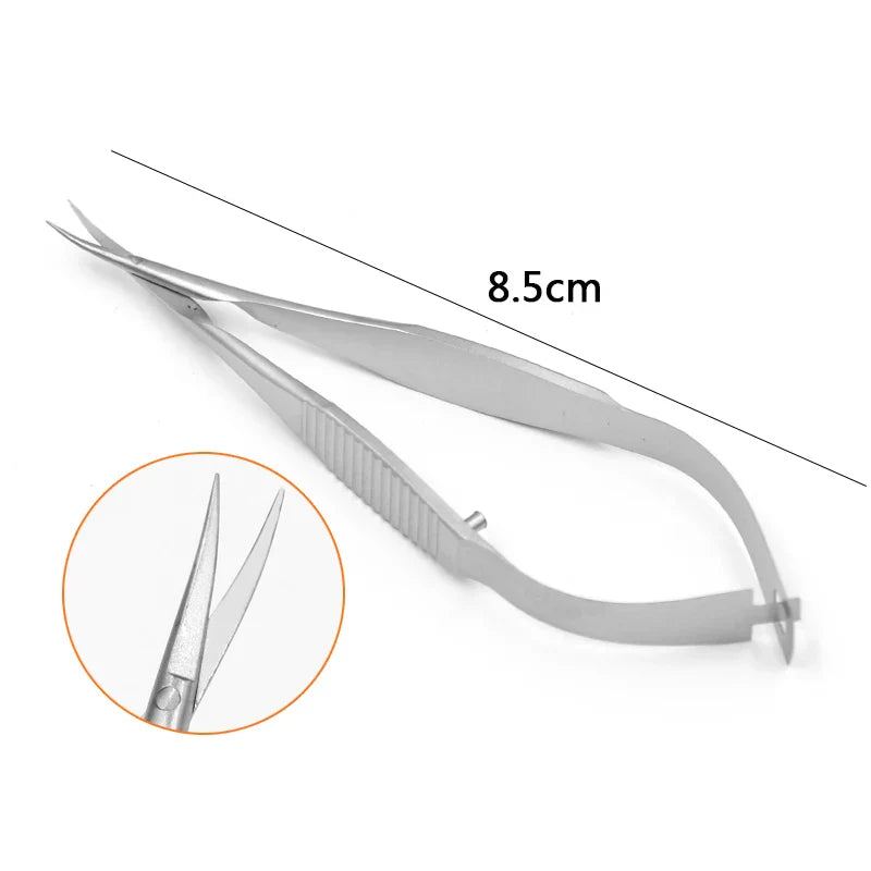 8.5cm Venus Scissors Ophthalmic Micro Scissors Stainless Steel Titanium Micro Instruments iris