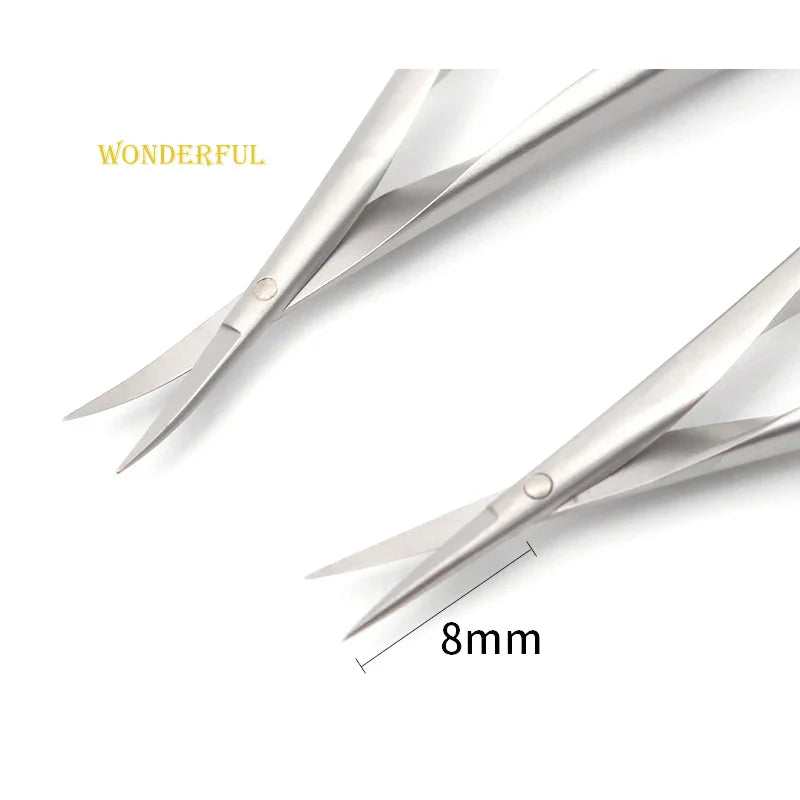 8.5cm Venus Scissors Ophthalmic Micro Scissors Stainless Steel Titanium Micro Instruments iris