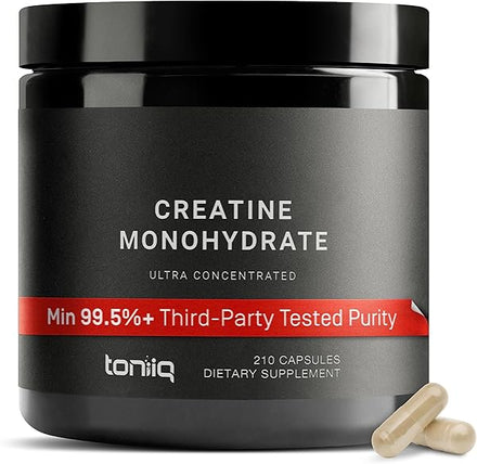 Creatine Pills 99.5%+ Purity 5000mg Ultra High Purity - Third-Party Tested Creatine Monohydrate Capsules - Pre and Post Workout Creatine Supplement for Men & Women -1Month in Pakistan