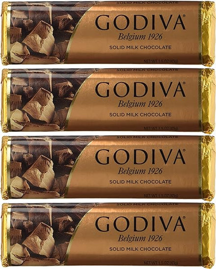 Solid Chocolate, 1.5 Ounce (Pack of 4) - Packaging May Vary in Pakistan