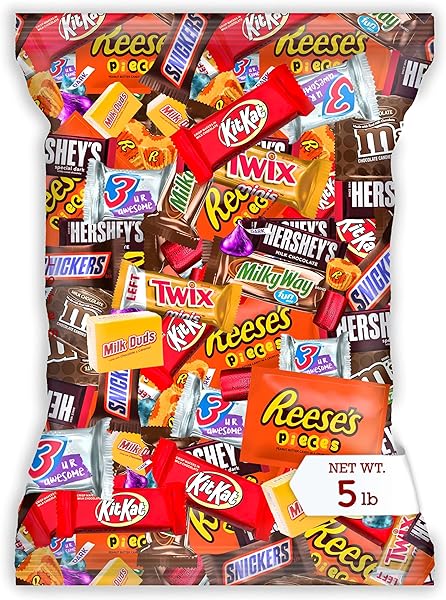 Bulk Chocolate Assortment Variety Pack - Chocolate Candy Variety Pack - 5 lb Bag of Mixed Bulk Chocolate, Milk Chocolate, Dark Chocolate, Bars and more! Bulk Candy Mix for Candy Bags - Candy - Chocolate (5 LBS) in Pakistan in Pakistan