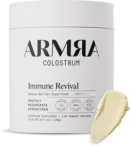 ARMRA Colostrum™ Premium Powder, Grass Fed, Gut Health Bloating Immunity Skin & Hair, Contains 400+ Bioactive Nutrients, Potent Bioavailable, Keto, Gluten & Fat Free (Unflavored | 120 Servings) in Pakistan