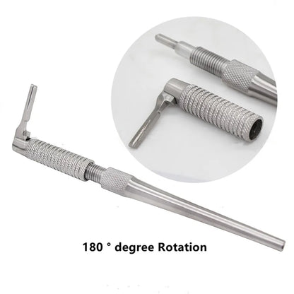 Adjustable 180° Scalpel Handle #3 Dental Medical Surgical Instruments