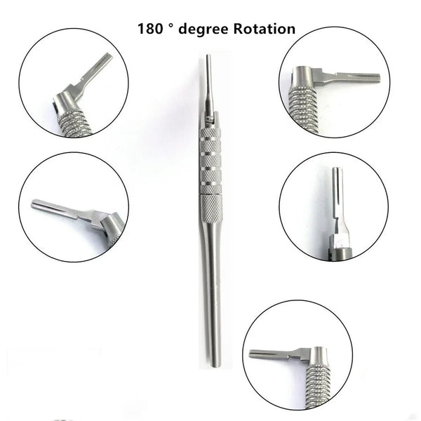 Adjustable 180° Scalpel Handle #3 Dental Medical Surgical Instruments in Pakistan