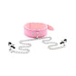 Adjustable Handcuffs And Blindfold Adult  Couples Collar Erotic Bdsm Bondage Set No Vibrator Games.