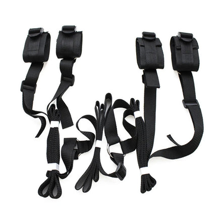 Adjustable Handcuffs And Blindfold Adult  Couples Collar Erotic Bdsm Bondage Set No Vibrator Games.