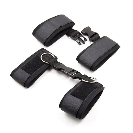Adjustable Handcuffs And Blindfold Adult  Couples Collar Erotic Bdsm Bondage Set No Vibrator Games.