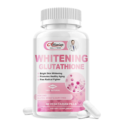 Alliwise Glutathione Capsules Collagen Whiten Capsule Anti-Aging Boosting Immunity Dull Skin Whitening Skin Whitening Gummies