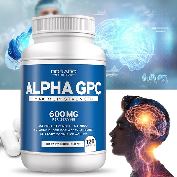 Alpha GPC Choline Brain Supplement for Acetylcholine Advanced Memory Formula, Focus and Brain Support Supplement in Pakistan