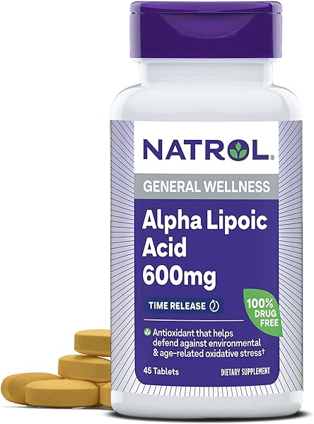Alpha Lipoic Acid 600 Mg, Dietary Supplement For General Wellness, 45 Tablets, 45 Day Supply in Pakistan in Pakistan
